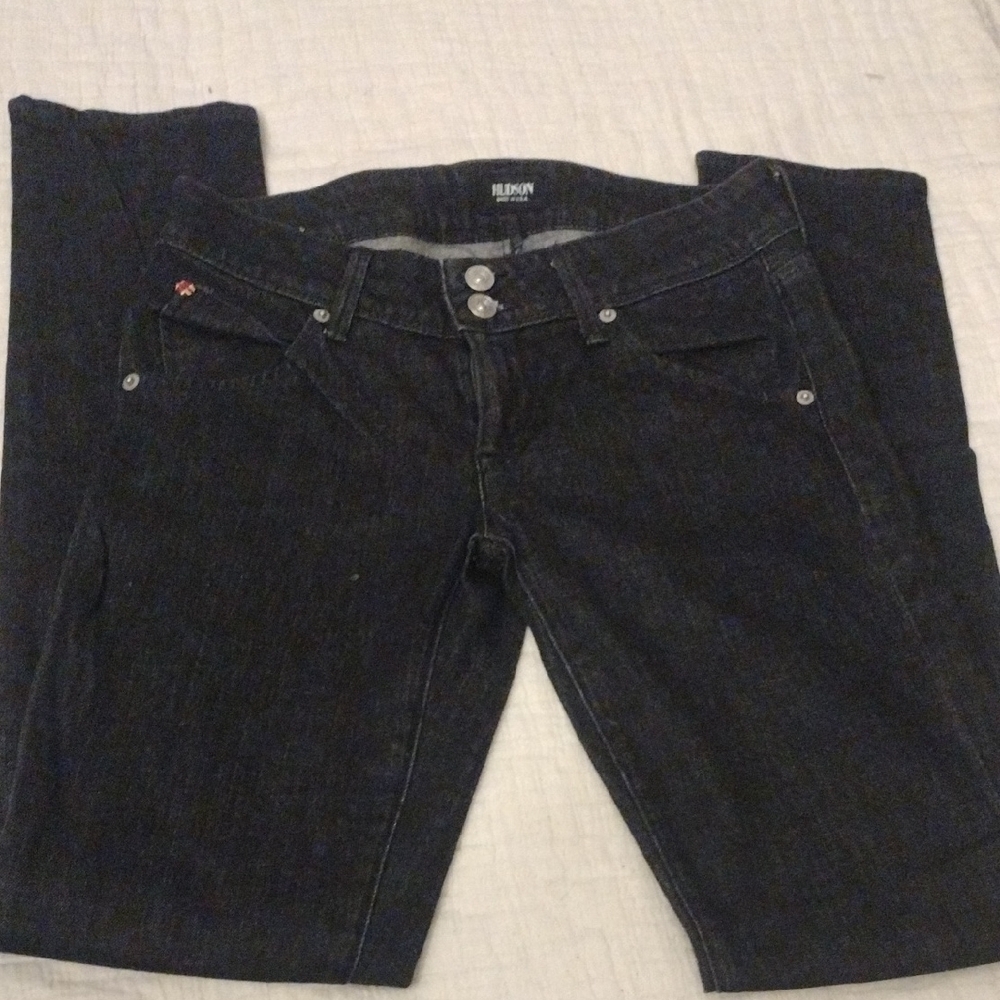 Hudson Jeans Black Skinny Denim